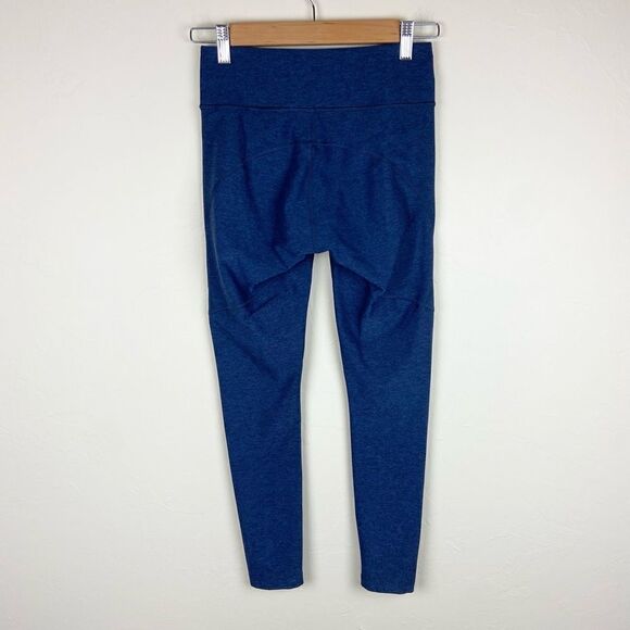 Outdoor Voices Techsweat Flex Crop Leggings - Heathered Blue - Picture 6 of 8